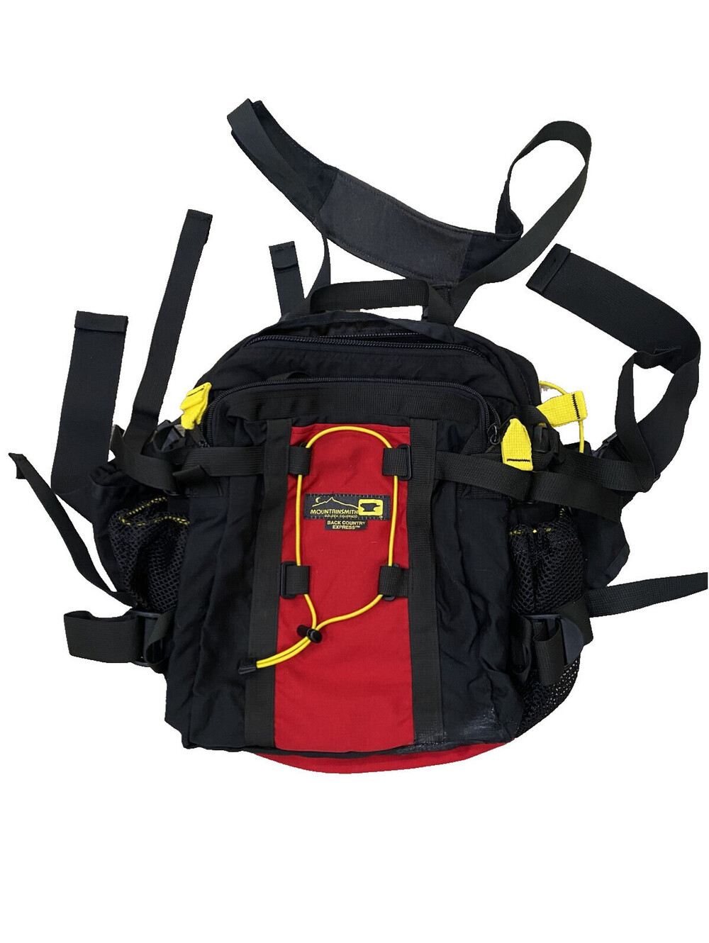 READ! Vintage Mountainsmith Back Country Express Lumbar Pack Hiking Waist Bag